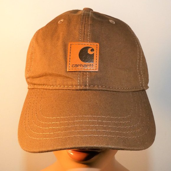 Carhartt Adjustable Baseball Hat Cap - Brown - Picture 1 of 5